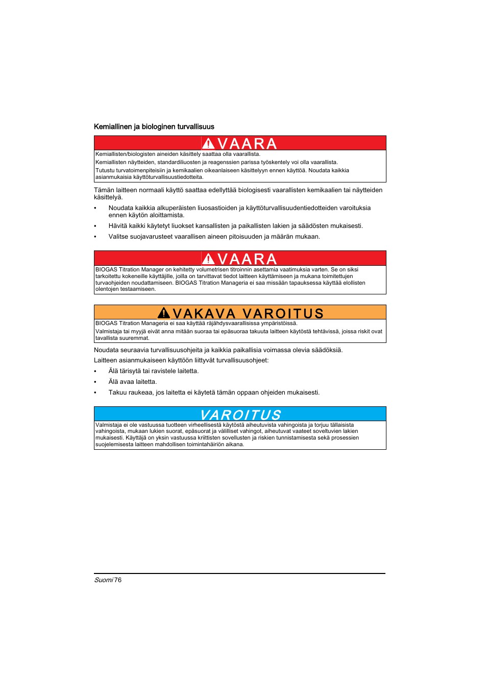 Hach-Lange BIOGAS Basic User Manual User Manual | Page 76 / 217