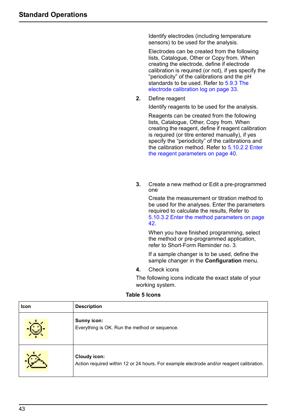 Standard operations | Hach-Lange BIOGAS User Manual User Manual | Page 43 / 55