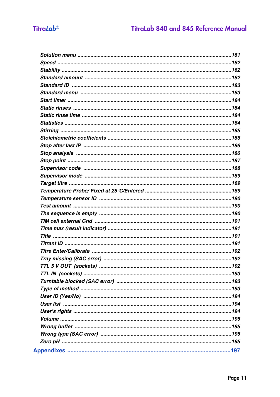 Titra lab | Hach-Lange TITRALAB 840_845 Reference Manual User Manual | Page 11 / 214