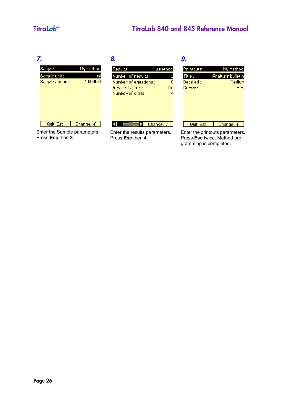 Hach-Lange TITRALAB 840_845 Reference Manual User Manual | Page 26 / 214