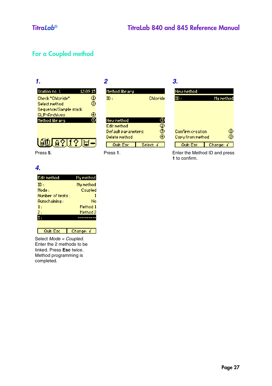 Hach-Lange TITRALAB 840_845 Reference Manual User Manual | Page 27 / 214