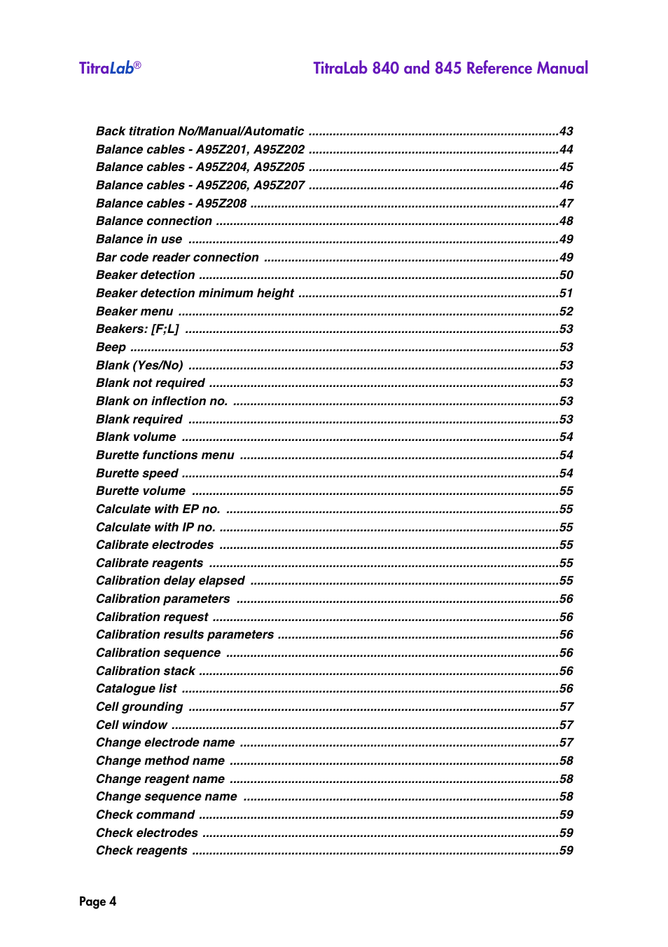 Titra lab | Hach-Lange TITRALAB 840_845 Reference Manual User Manual | Page 4 / 214