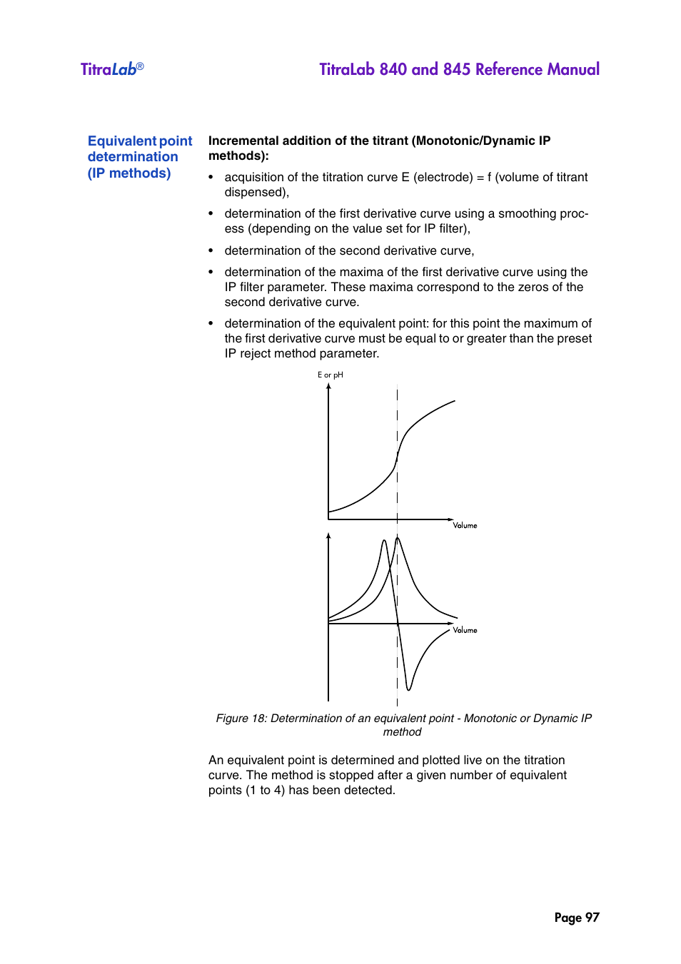 Equivalent point determination (ip methods), Titra lab | Hach-Lange TITRALAB 840_845 Reference Manual User Manual | Page 97 / 214