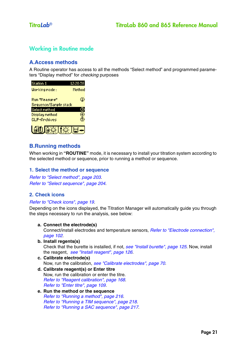 Titra lab, Working in routine mode | Hach-Lange TITRALAB 860_865 Reference Manual User Manual | Page 21 / 244