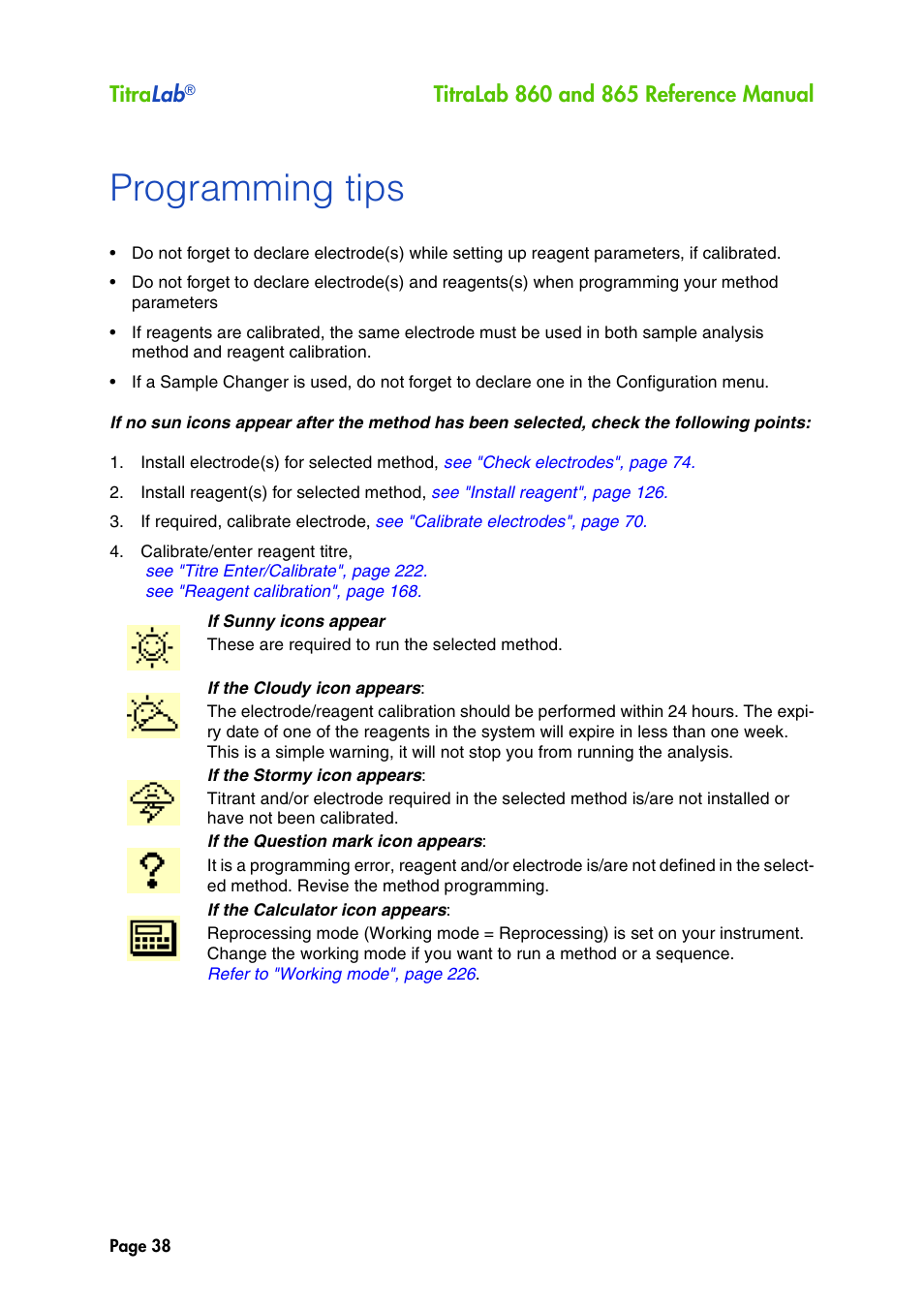 Programming tips, Titra lab | Hach-Lange TITRALAB 860_865 Reference Manual User Manual | Page 38 / 244