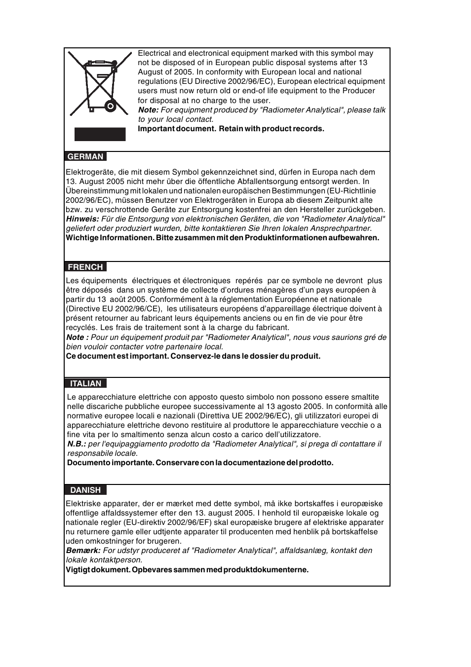 Hach-Lange TITRALAB Users Guide User Manual | Page 87 / 88