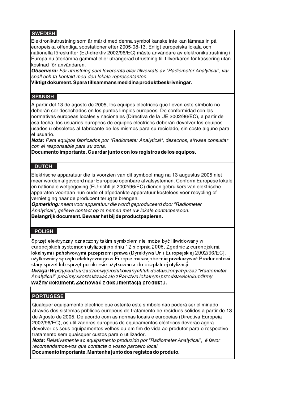 Hach-Lange TITRALAB Users Guide User Manual | Page 88 / 88