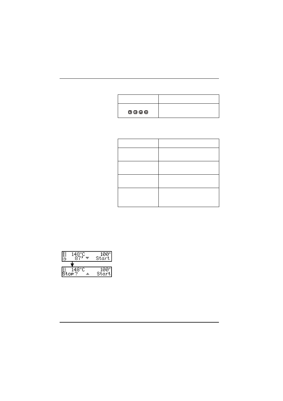 2 kloksymbool, 3 piep-functies, 4 stop-functie | Hach-Lange LT 200 Thermostat User Manual | Page 213 / 335