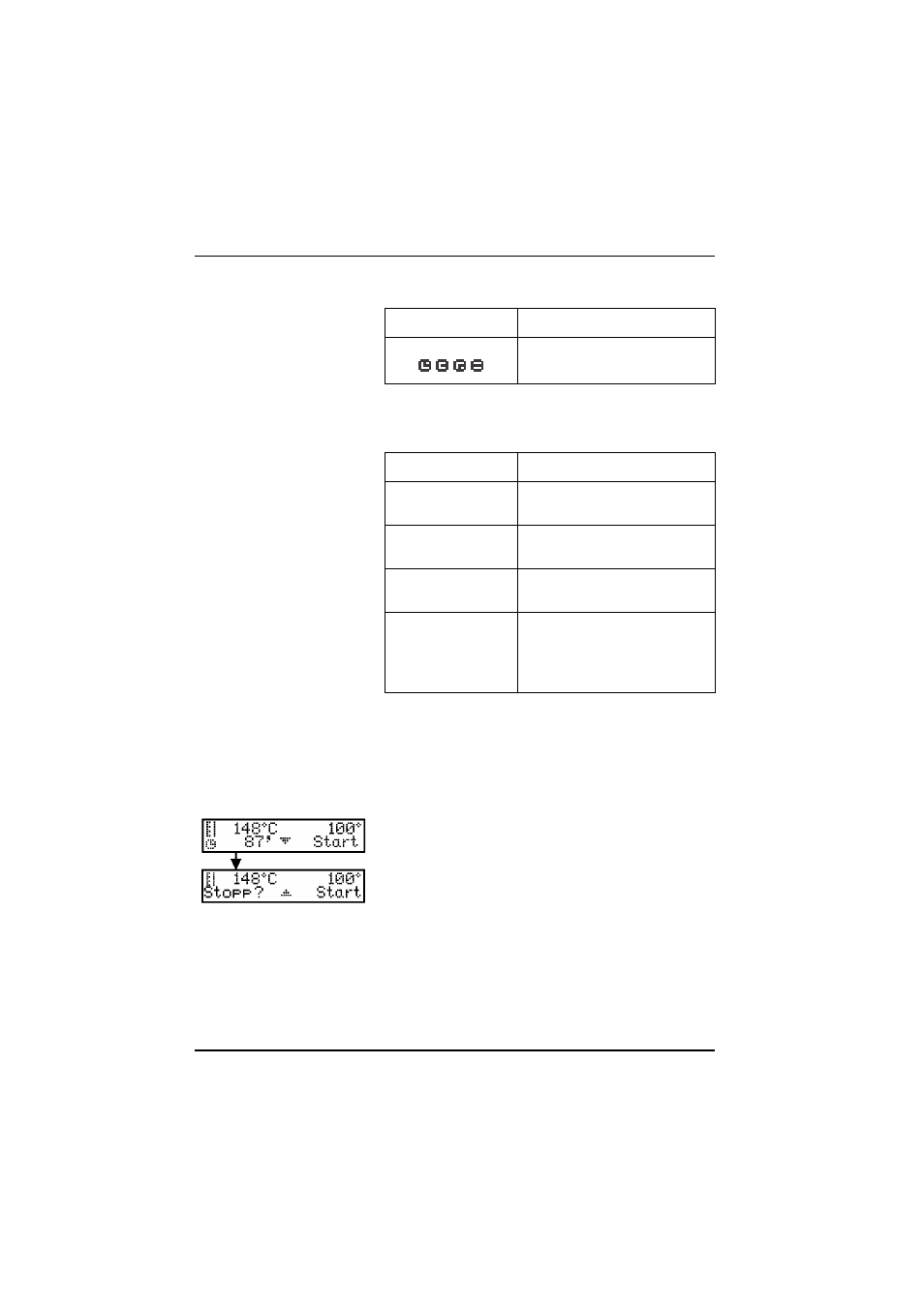 2 klocksymbol, 3 pipfunktioner, 4 stoppfunktion | Hach-Lange LT 200 Thermostat User Manual | Page 249 / 335
