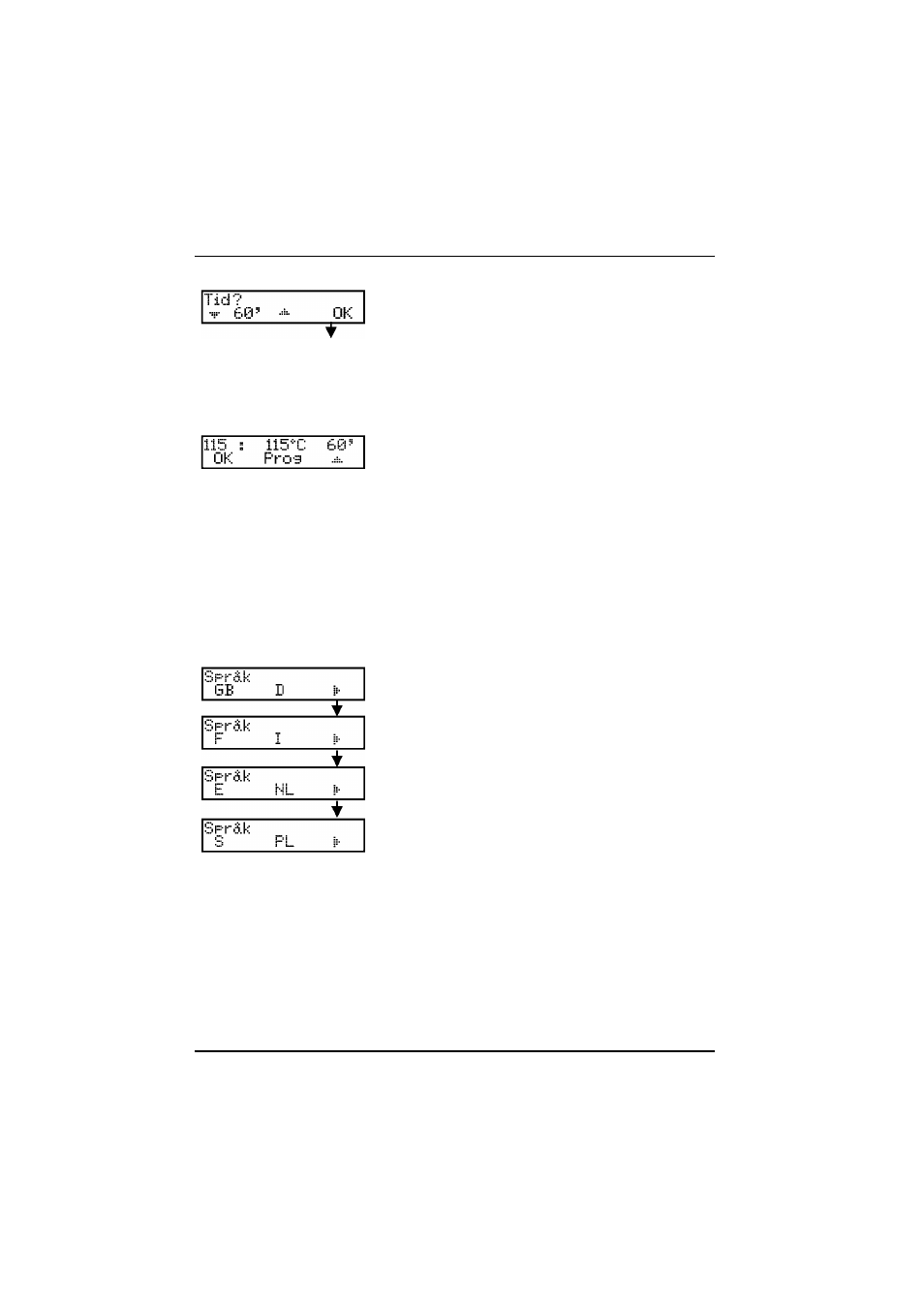 5 språkval, Idrifttagning | Hach-Lange LT 200 Thermostat User Manual | Page 253 / 335