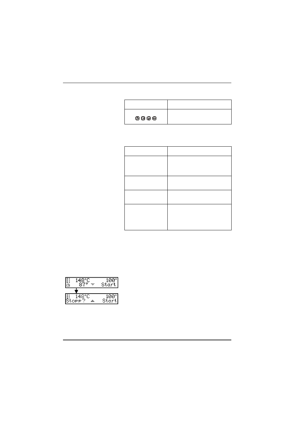 2 uhrsymbol, 3 beep-funktionen, 4 stopp-funktion | Hach-Lange LT 200 Thermostat User Manual | Page 27 / 335