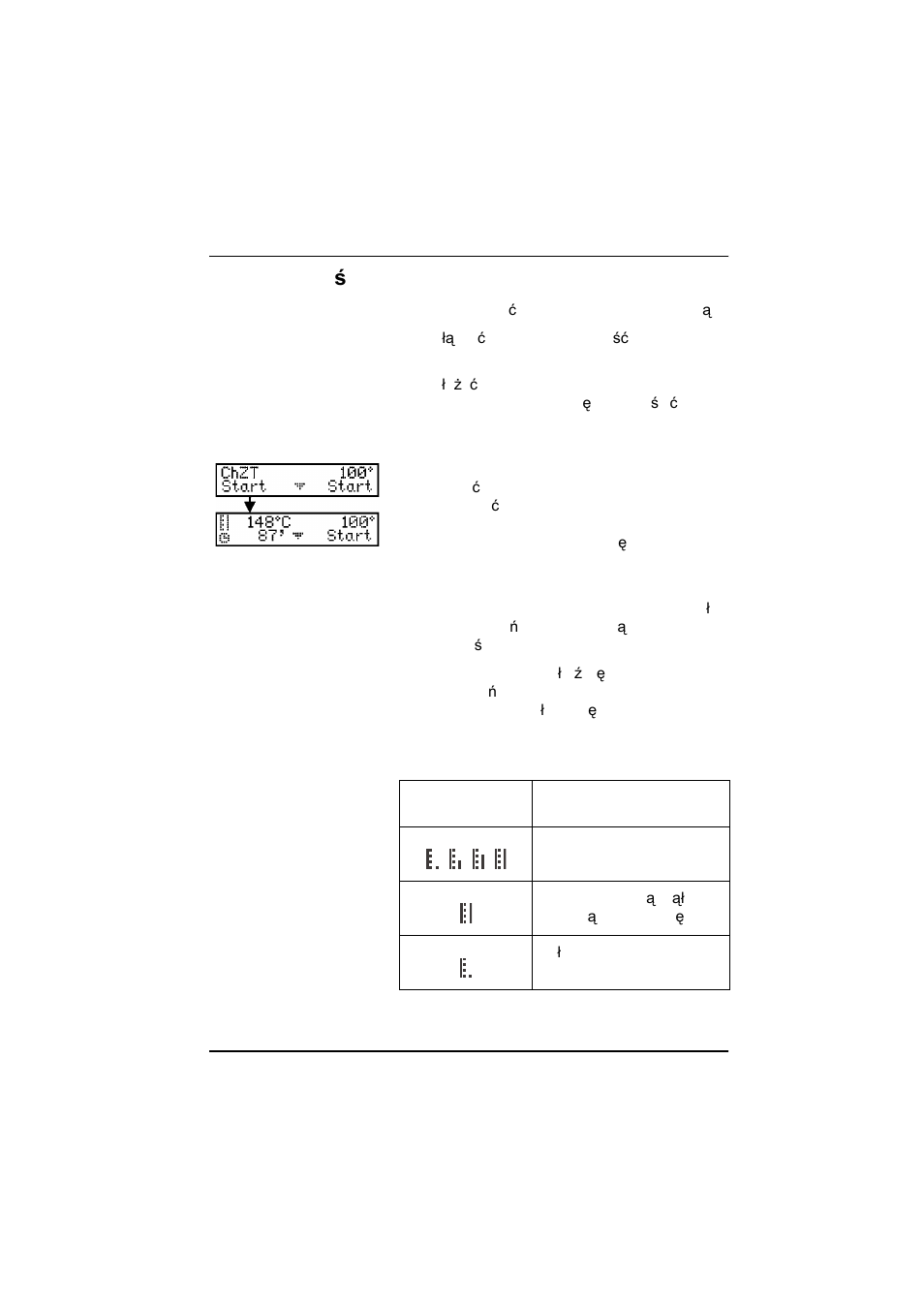 2 czynnoœci rutynowe, 1 symbol termometru, 2 czynno | Ści rutynowe, 2 czynno ści rutynowe, Rozruch | Hach-Lange LT 200 Thermostat User Manual | Page 320 / 335