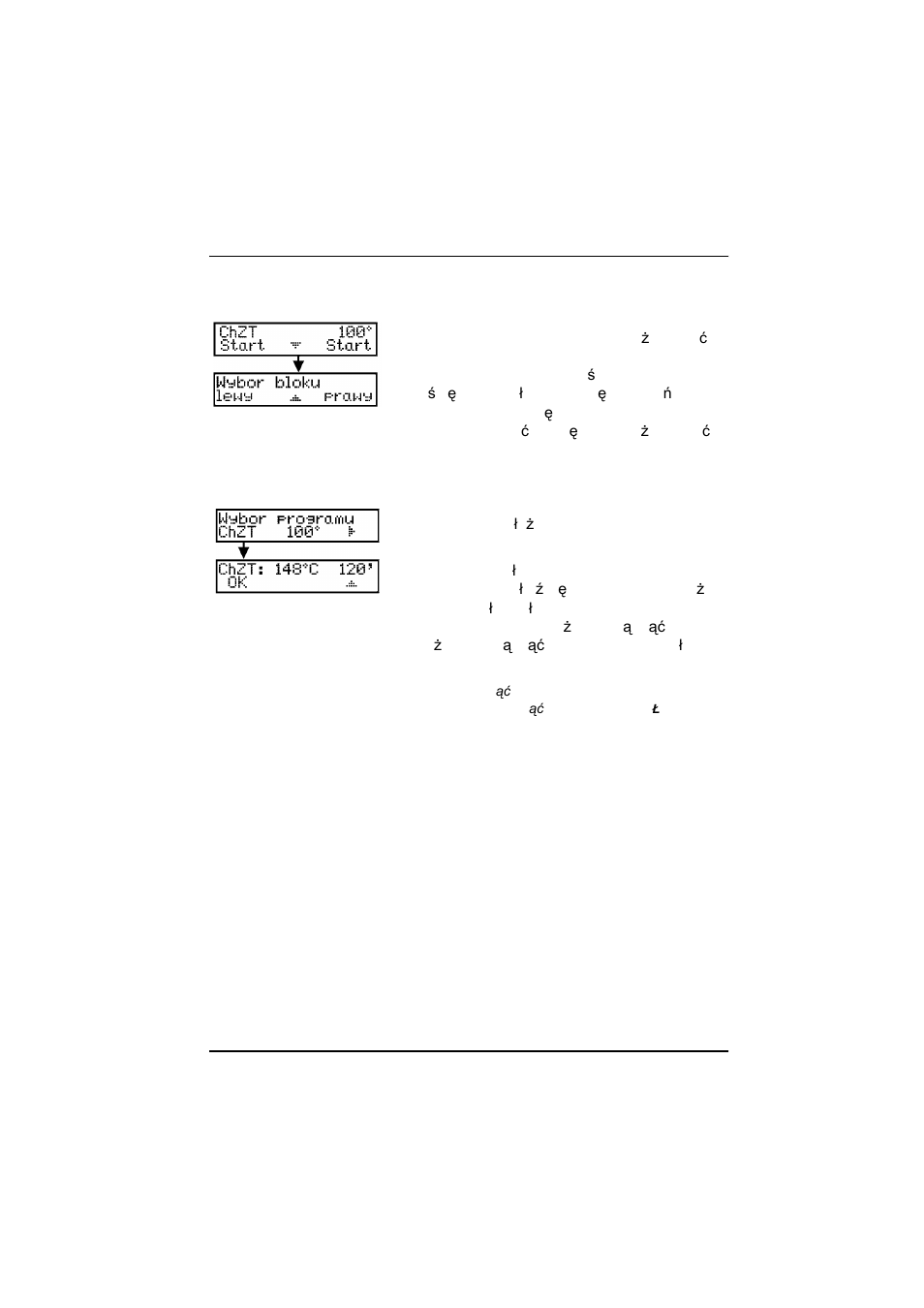 3 wybór programu, Rozruch | Hach-Lange LT 200 Thermostat User Manual | Page 322 / 335