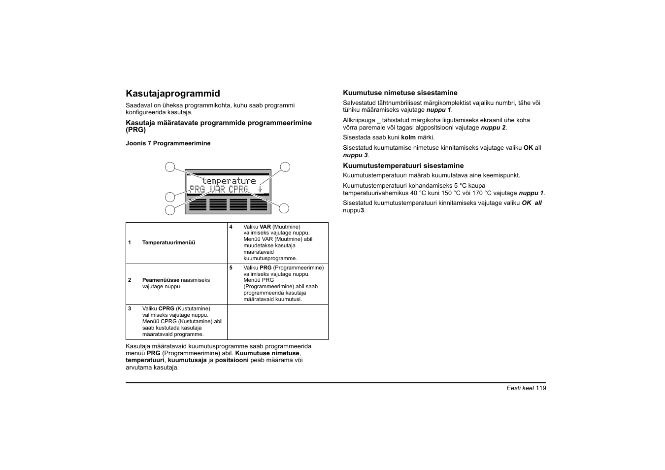 Kasutajaprogrammid | Hach-Lange HT 200 S User Manual | Page 119 / 402
