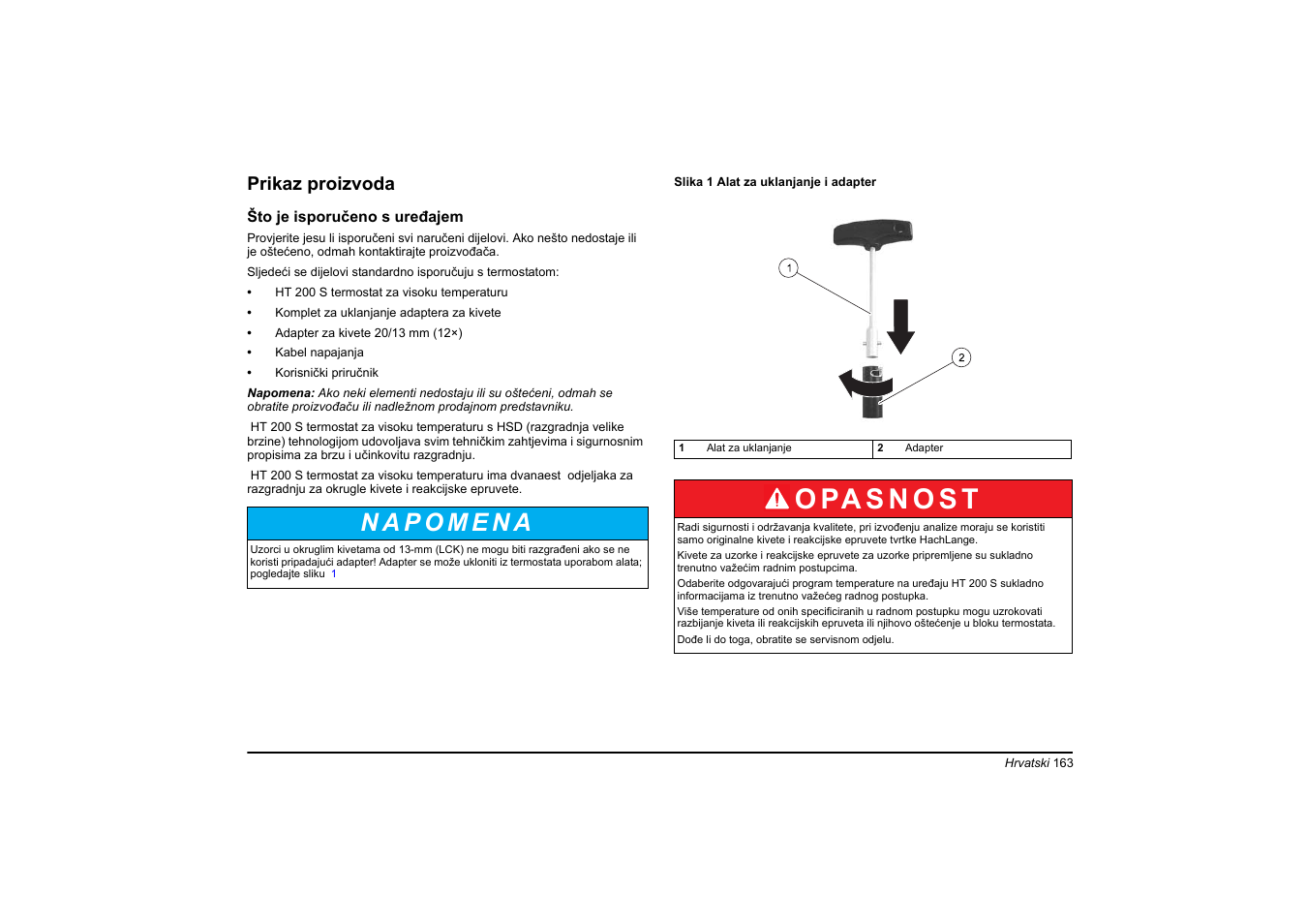 Prikaz proizvoda | Hach-Lange HT 200 S User Manual | Page 163 / 402