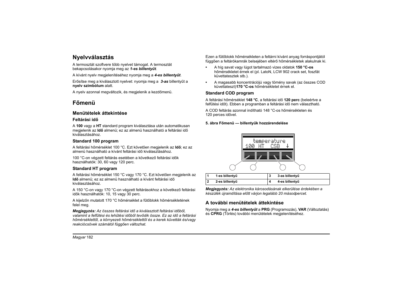 Nyelvválasztás, Főmenü | Hach-Lange HT 200 S User Manual | Page 182 / 402