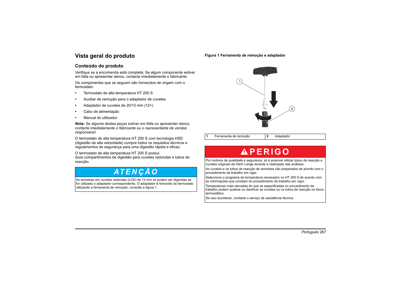 Vista geral do produto | Hach-Lange HT 200 S User Manual | Page 267 / 402
