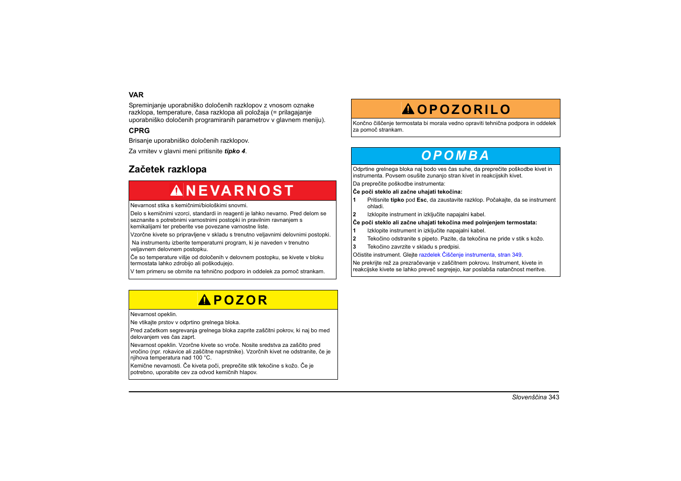 Začetek razklopa | Hach-Lange HT 200 S User Manual | Page 343 / 402