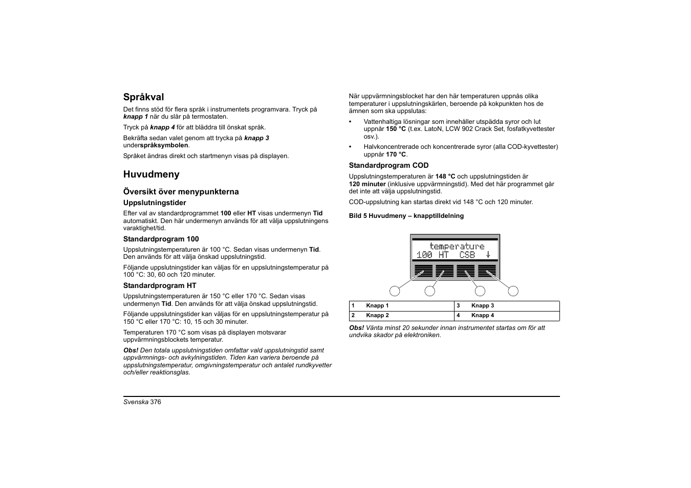 Språkval, Huvudmeny | Hach-Lange HT 200 S User Manual | Page 376 / 402