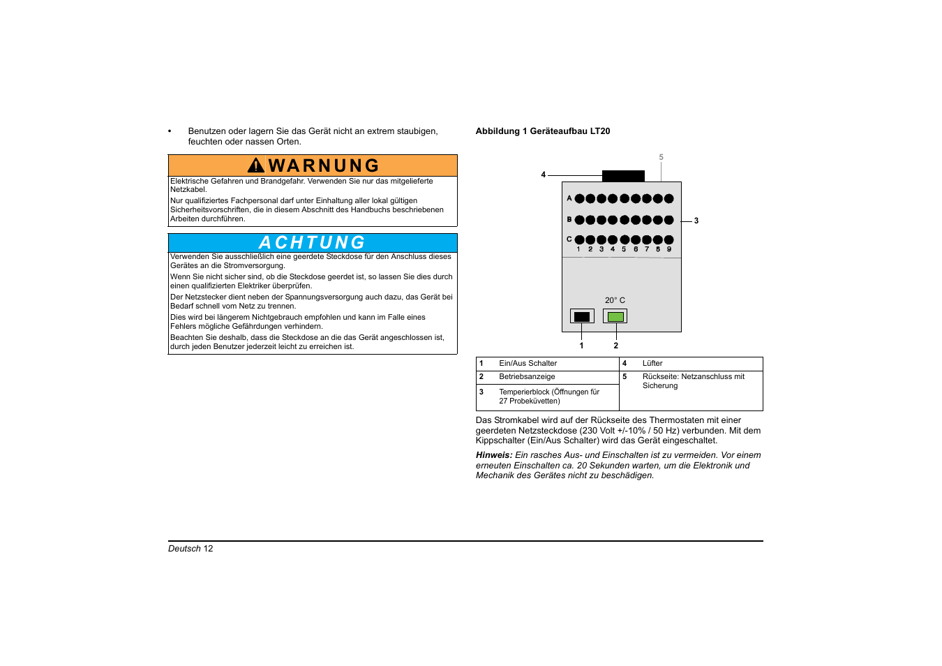 Hach-Lange LT20 User Manual | Page 12 / 89
