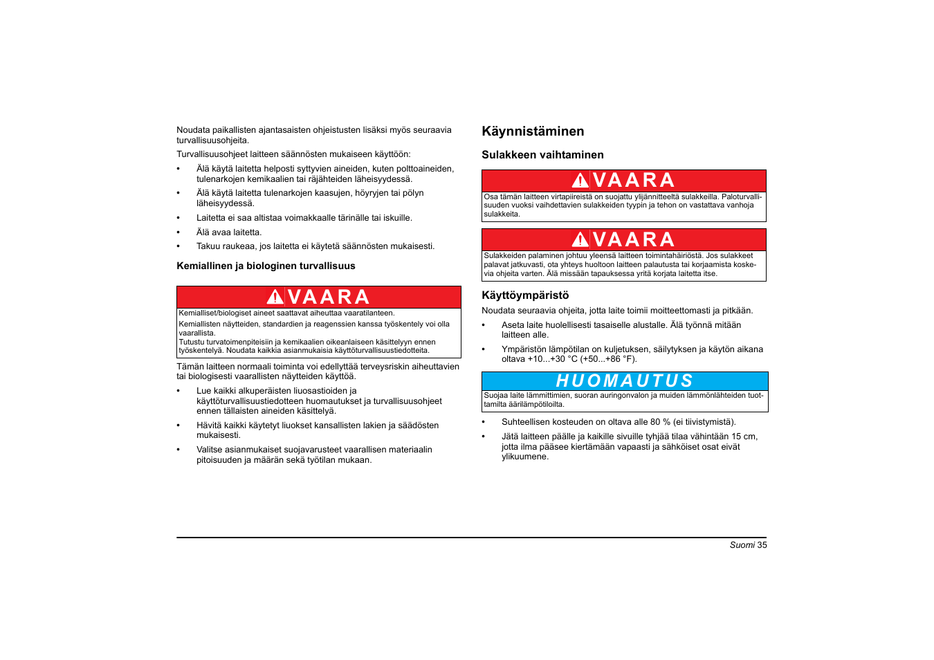 Va a r a | Hach-Lange LT20 User Manual | Page 35 / 89