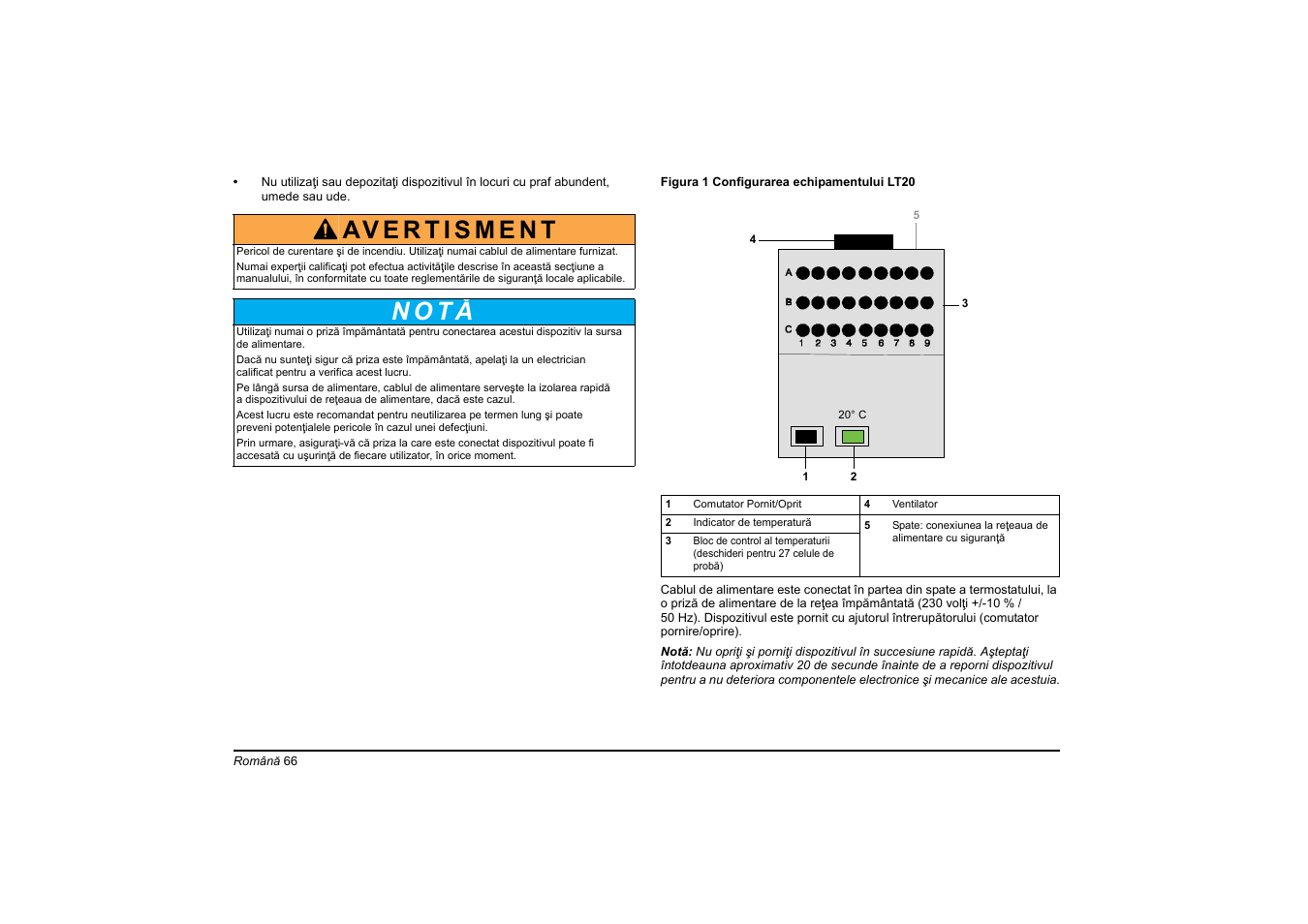 N o t ă | Hach-Lange LT20 User Manual | Page 66 / 89