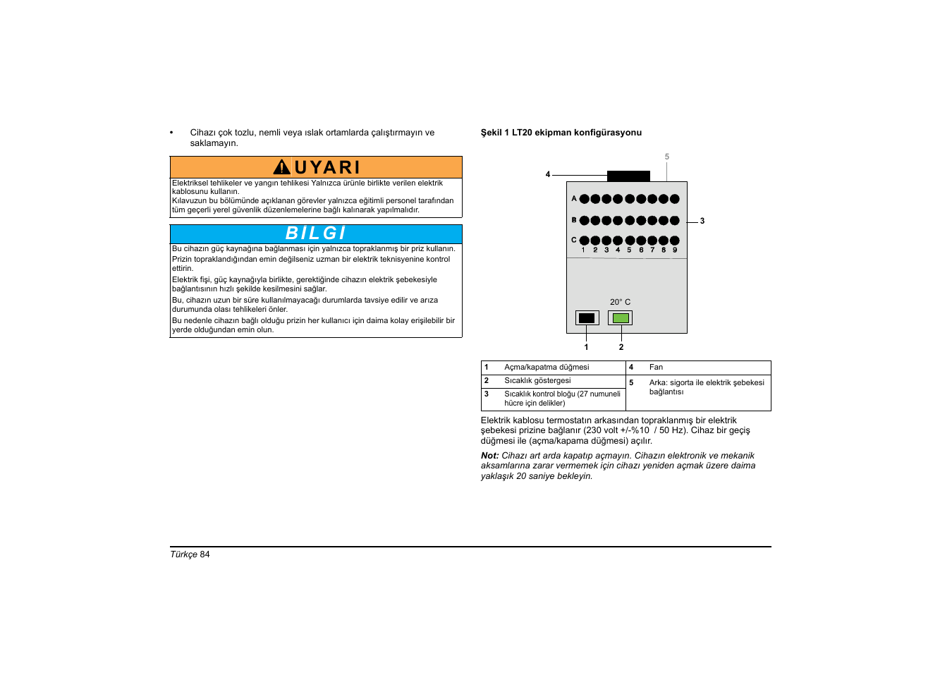 U ya r i | Hach-Lange LT20 User Manual | Page 84 / 89