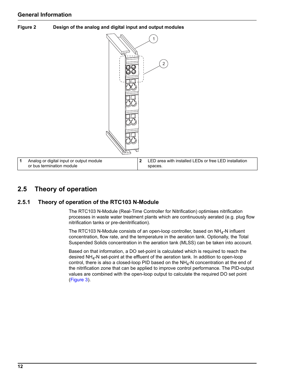 5 theory of operation, 1 theory of operation of the rtc103 n-module, General information | Hach-Lange RTC103 N-Module User Manual | Page 12 / 66