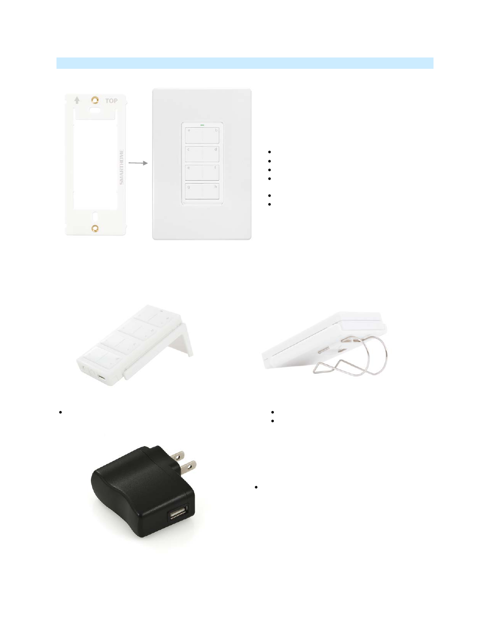 Optional accessories | INSTEON Mini Remote Switch 2342-242/2444A3WH, 2342-442, 2342-542 Manual User Manual | Page 5 / 16