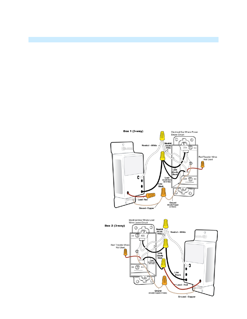 Installation – circuit with 2 switches | INSTEON KeypadLinc Dimmer, 8 button (2486DWH8) Manual User Manual | Page 6 / 24