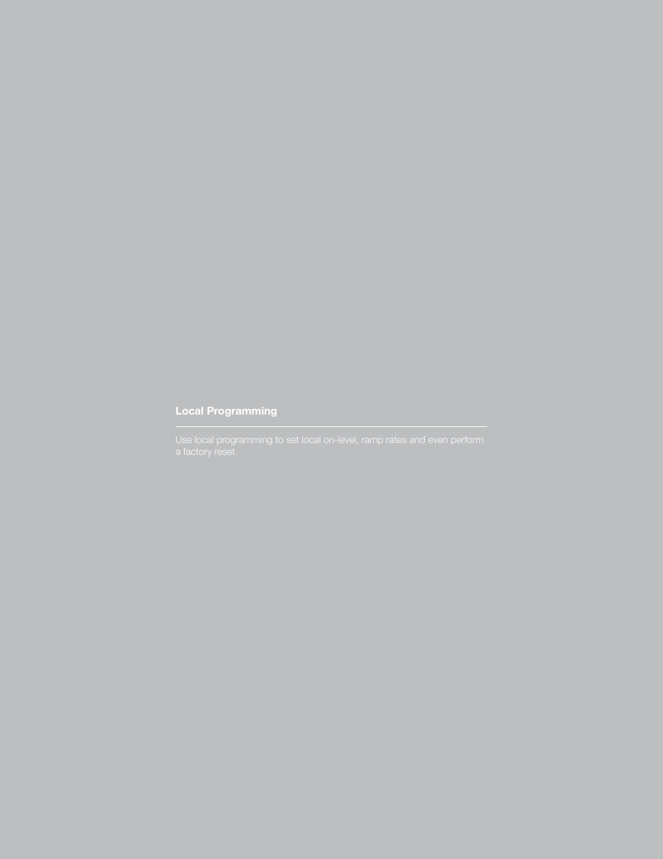 Local programming | INSTEON LampLinc Dimmer Module (Dual-Band) (2457D2) Manual User Manual | Page 17 / 33
