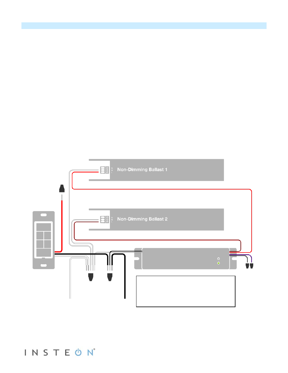 12binstalling ballast dimmer in dual-relay mode, Installing ballast dimmer in dual-relay mode | INSTEON Ballast Dimmer - 2475DA2 Manual User Manual | Page 6 / 16