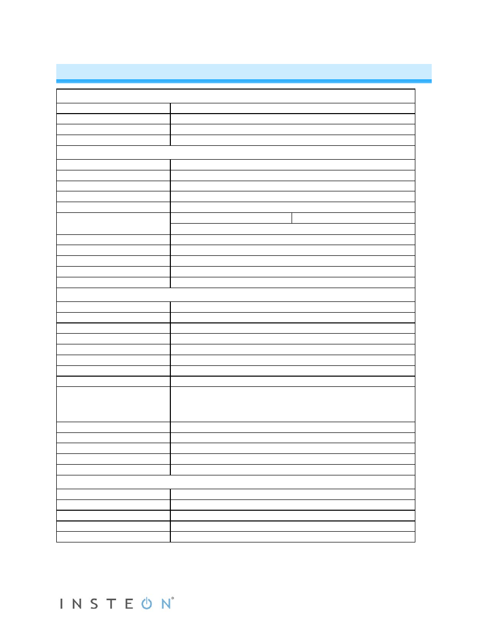 Specifications | INSTEON Leak Sensor (2852-222) Manual User Manual | Page 5 / 7