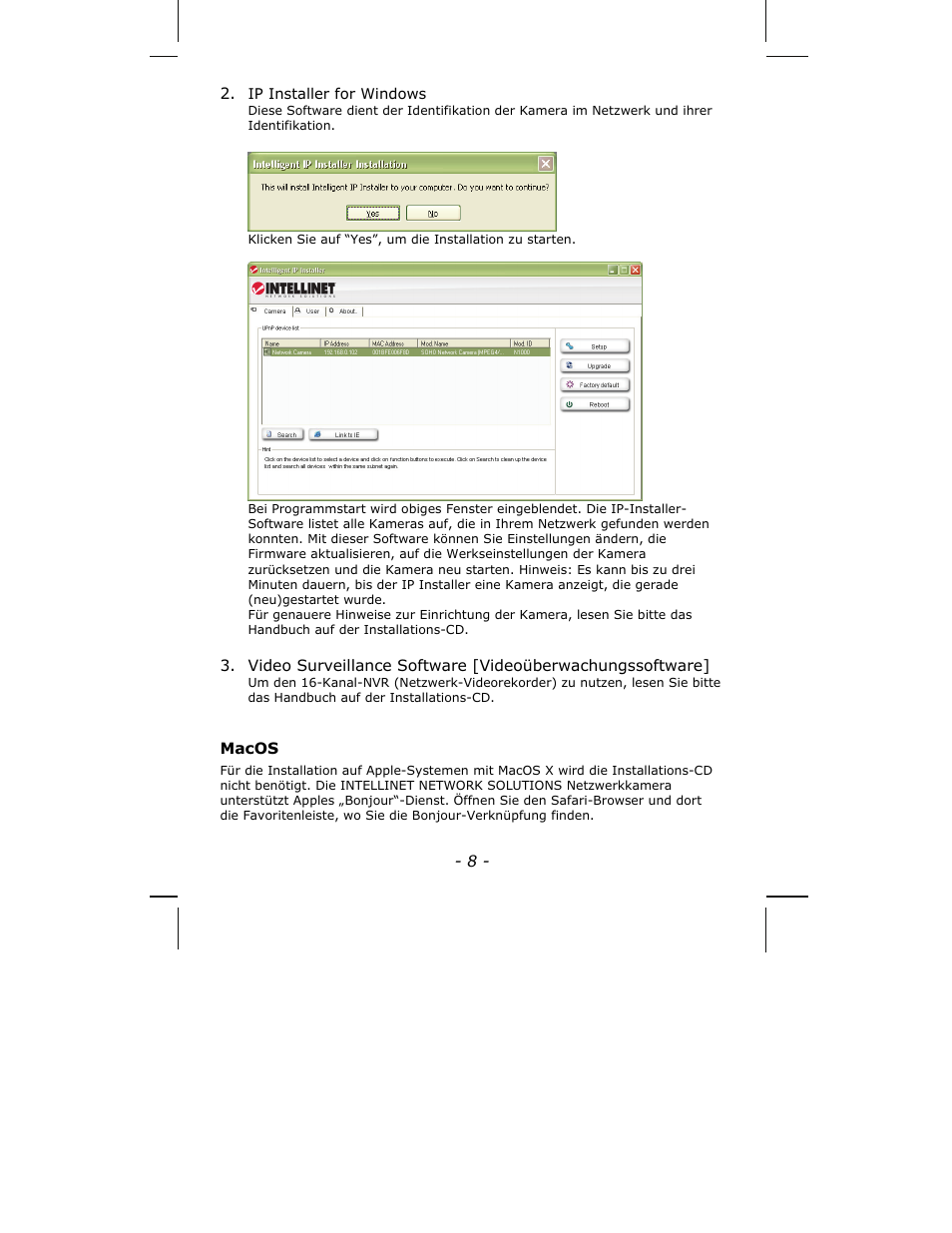 INTELLINET NETWORK ICC-130 Quick Install Guide User Manual | Page 8 / 36