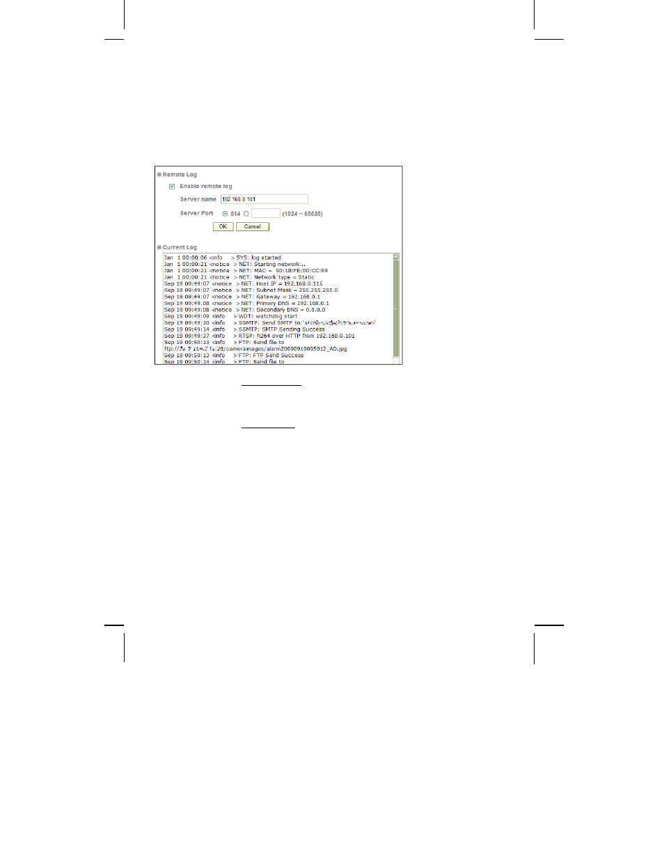 System log | INTELLINET NETWORK ICC-130 User Manual User Manual | Page 71 / 78