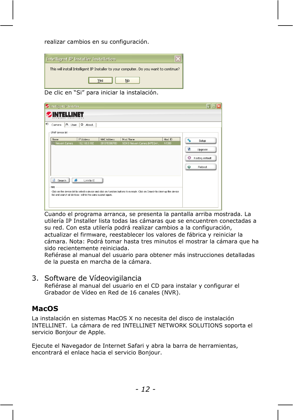 INTELLINET NETWORK NSC15-WG Quick Install Guide User Manual | Page 12 / 36