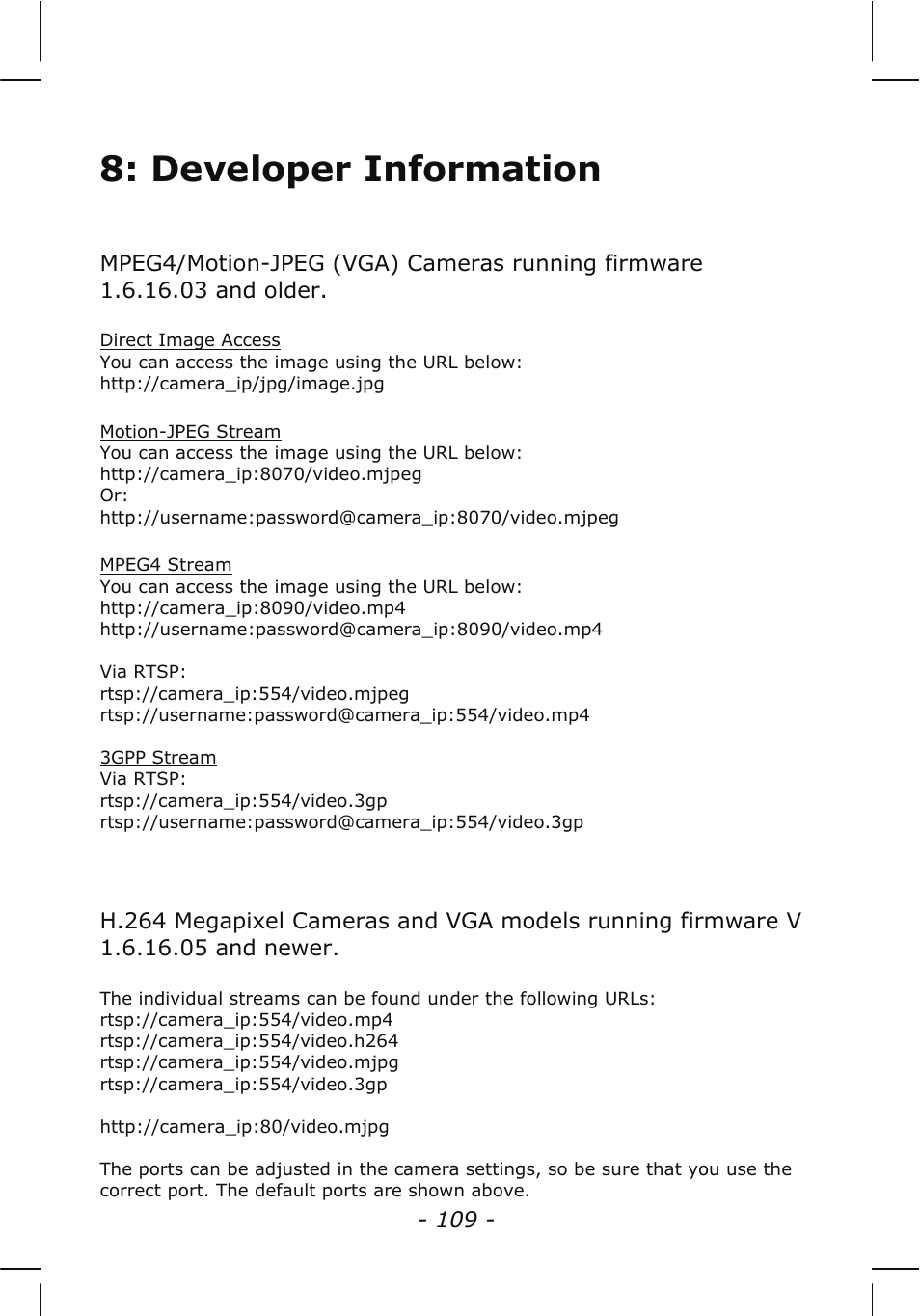 Developer information | INTELLINET NETWORK NSC15-WG User Manual User Manual | Page 109 / 115