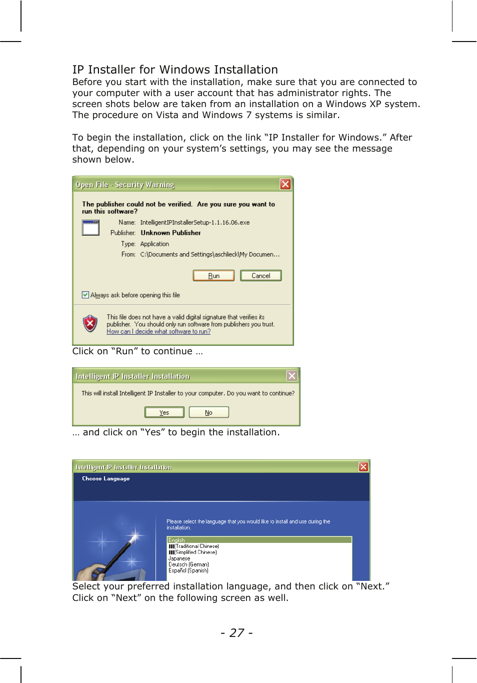 INTELLINET NETWORK NSC15-WG User Manual User Manual | Page 27 / 115