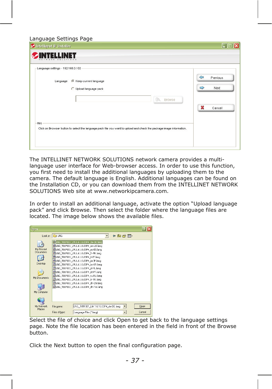 INTELLINET NETWORK NSC15-WG User Manual User Manual | Page 37 / 115