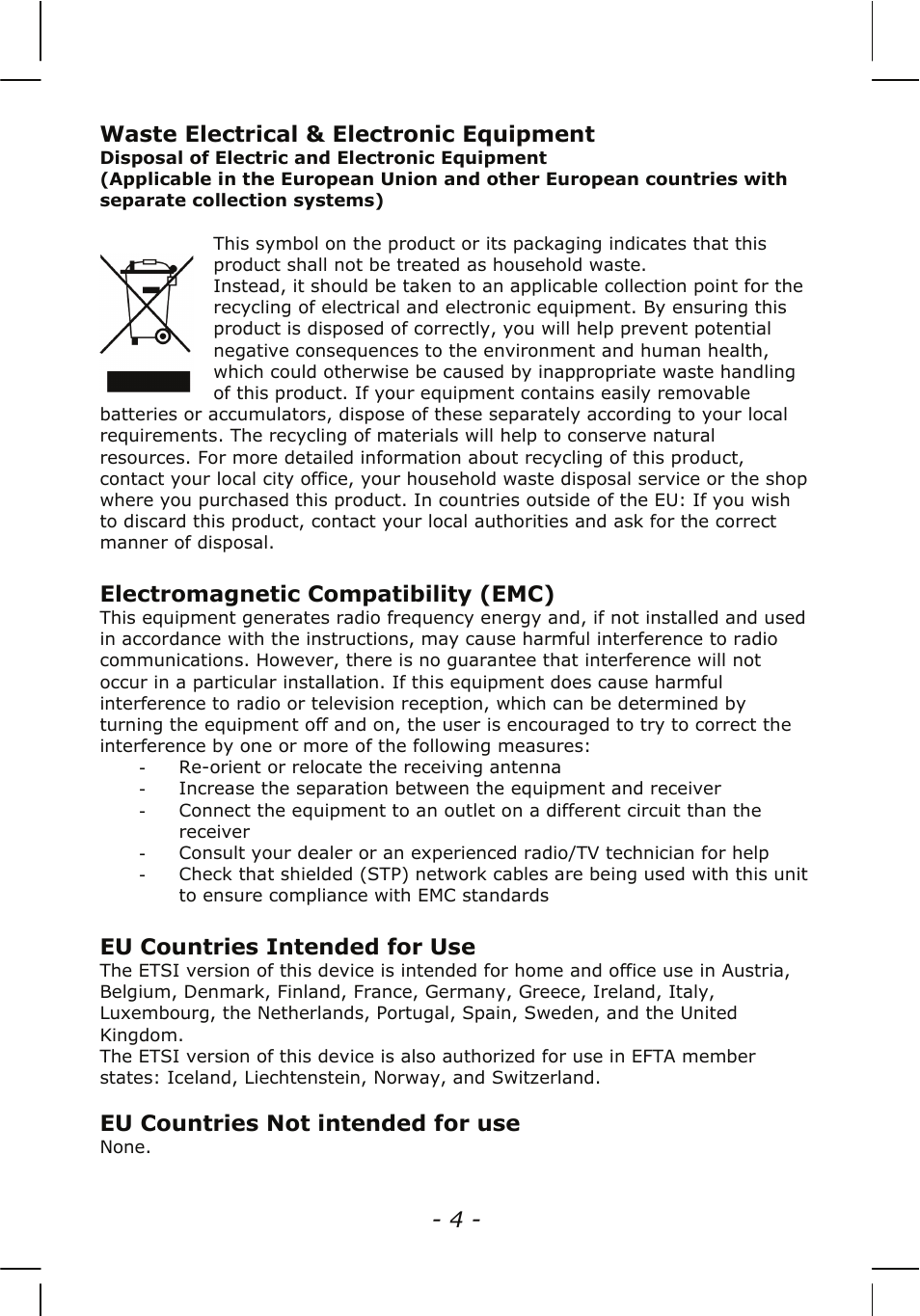 INTELLINET NETWORK NSC15-WG User Manual User Manual | Page 4 / 115