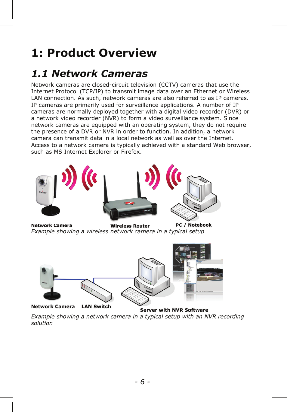 Product overview, 1 network cameras | INTELLINET NETWORK NSC15-WG User Manual User Manual | Page 6 / 115