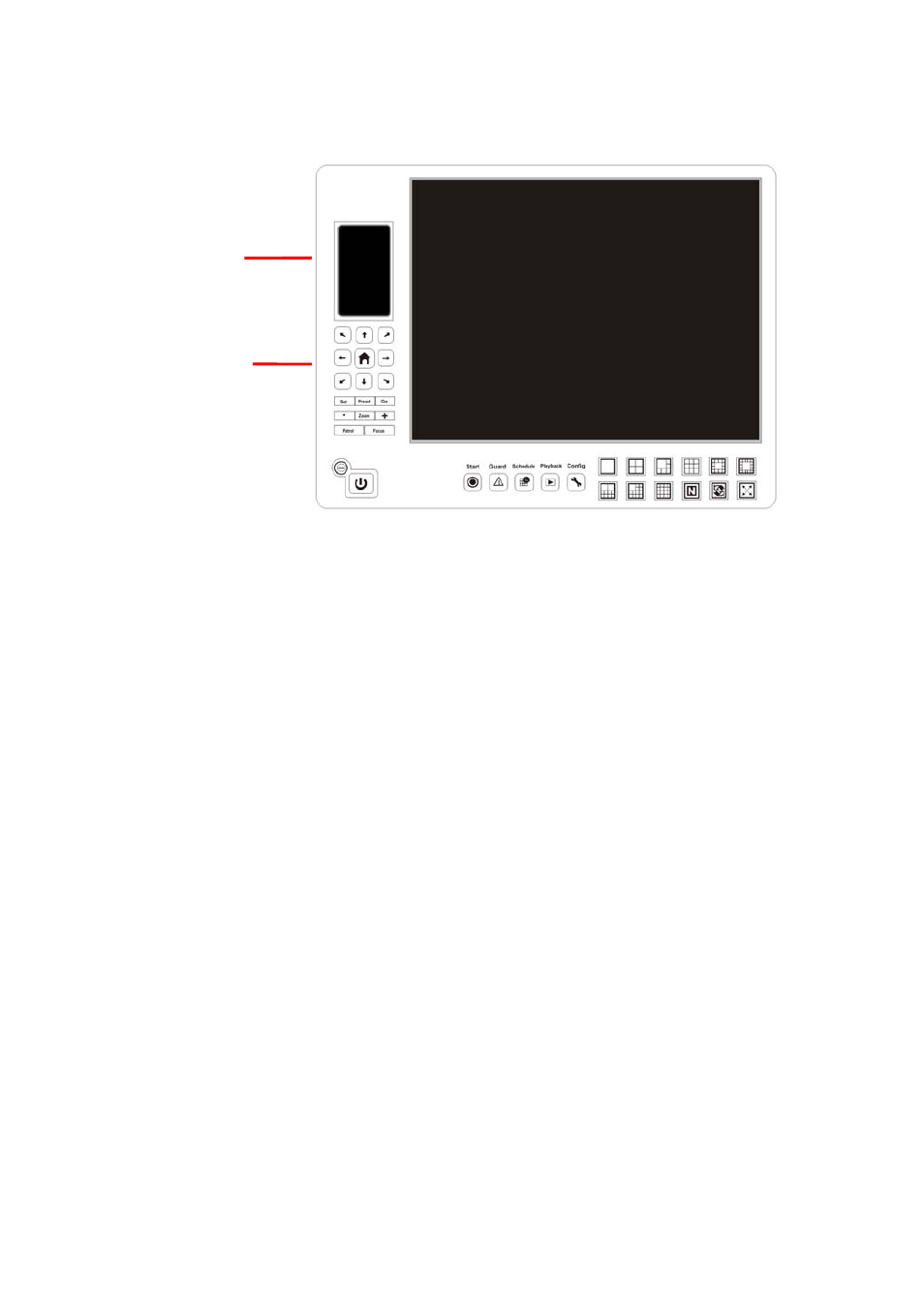 Information, Window, 2 information windo | Camera, Control, 3 ptz camera contro | INTELLINET NETWORK IDC-767IR Video Surveillance Software Manual User Manual | Page 17 / 87