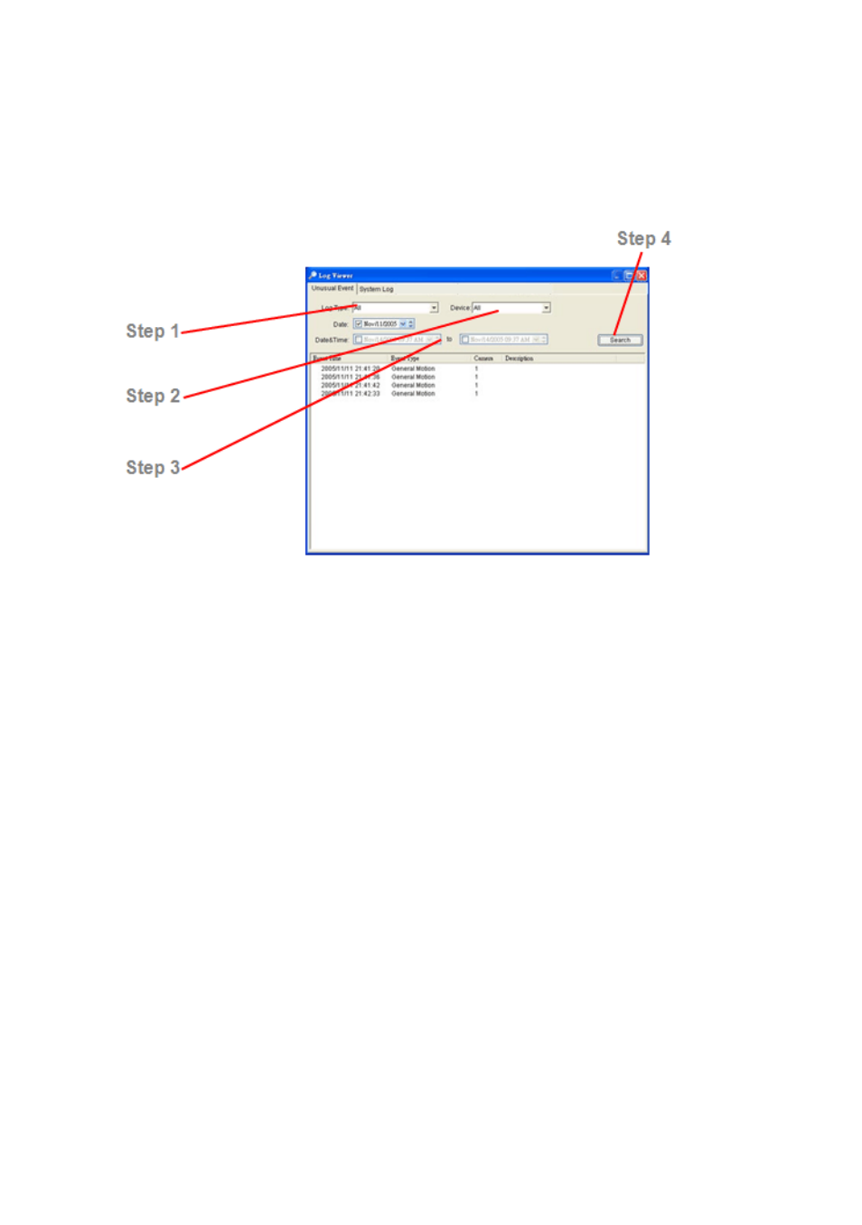 11 log viewer | INTELLINET NETWORK IDC-767IR Video Surveillance Software Manual User Manual | Page 27 / 87