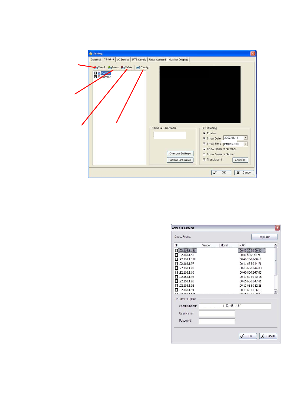 2 setting - camera | INTELLINET NETWORK IDC-767IR Video Surveillance Software Manual User Manual | Page 45 / 87