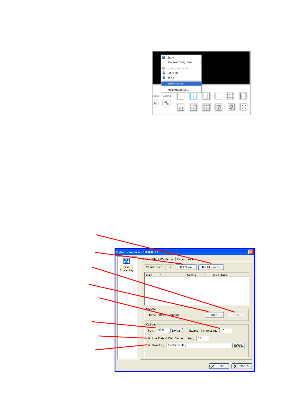10 network service | INTELLINET NETWORK IDC-767IR Video Surveillance Software Manual User Manual | Page 59 / 87