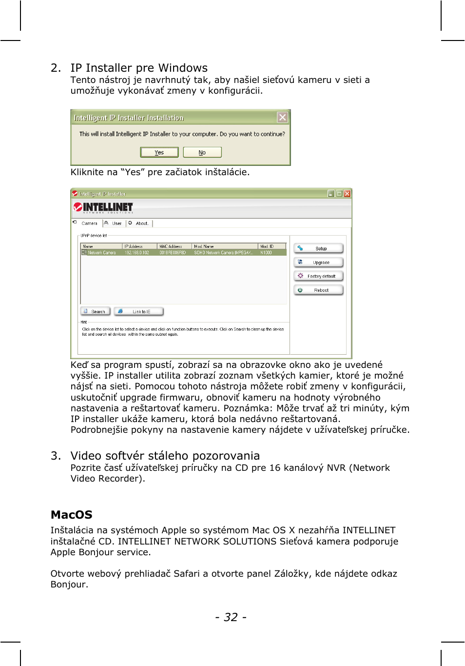 INTELLINET NETWORK IDC-767IR Quick Install Guide User Manual | Page 32 / 36