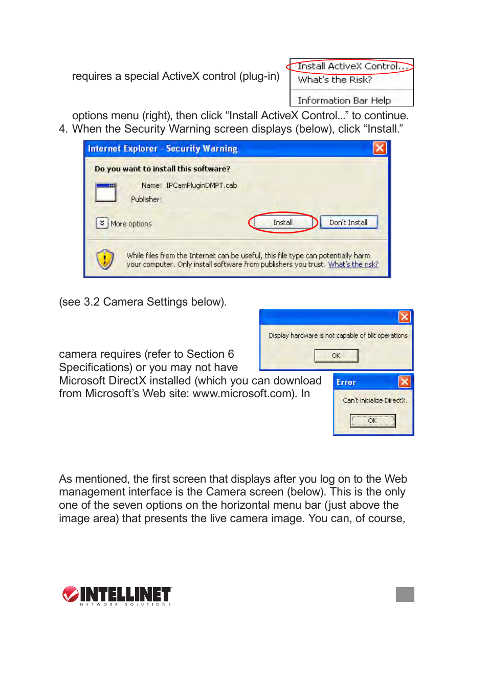 2 camera settings | INTELLINET NETWORK NSC18-WN User Manual User Manual | Page 17 / 60