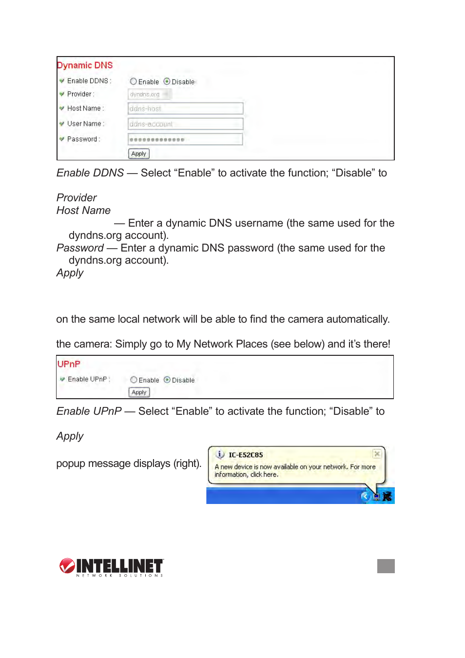 4 upnp | INTELLINET NETWORK NSC18-WN User Manual User Manual | Page 27 / 60