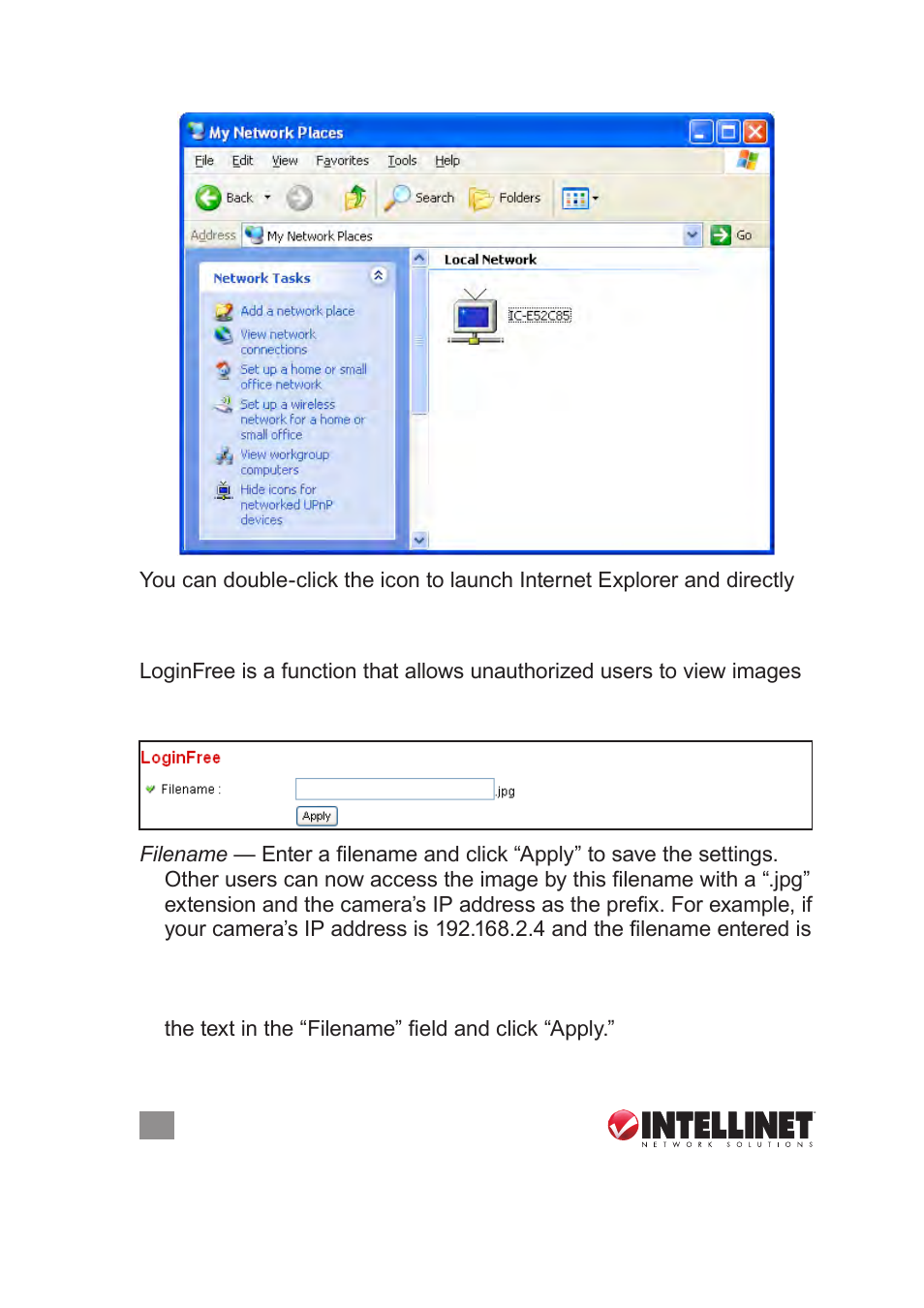 5 loginfree | INTELLINET NETWORK NSC18-WN User Manual User Manual | Page 28 / 60