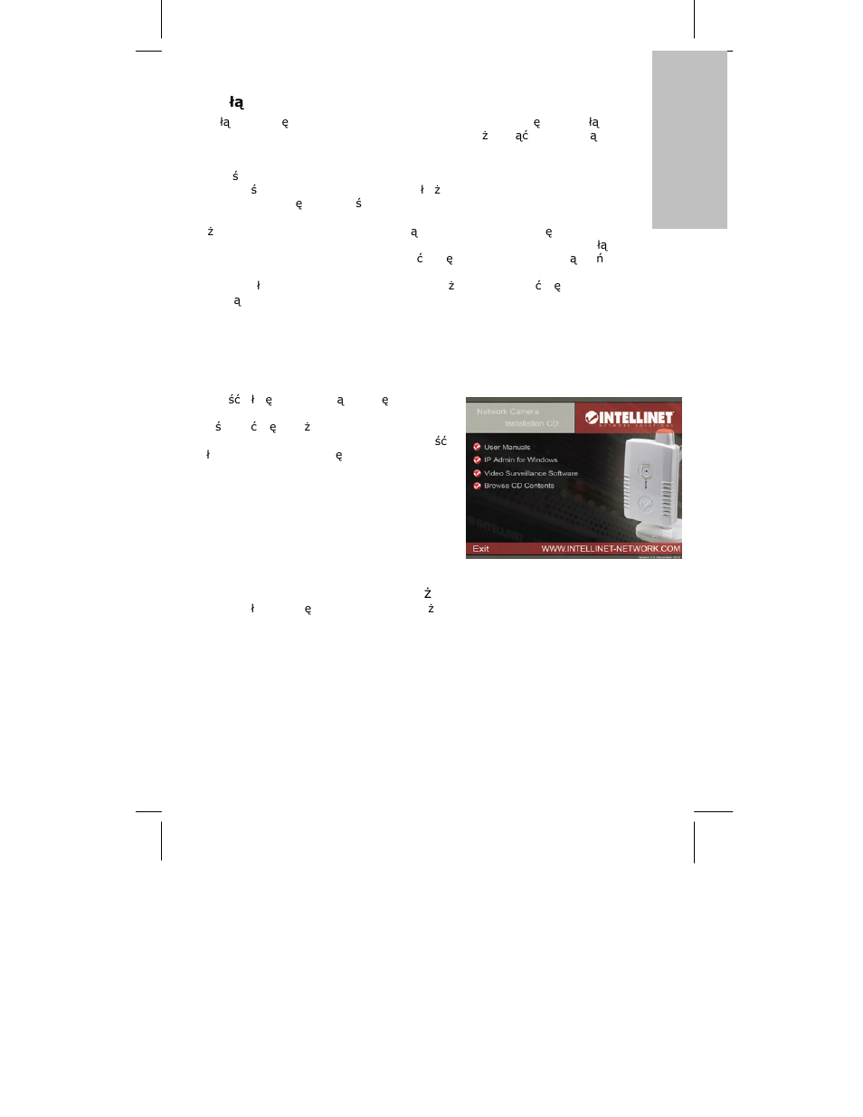 Polski | INTELLINET NETWORK NSC11-WN Quick Install Guide User Manual | Page 27 / 36